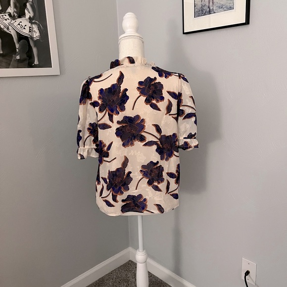 Draper James RSVP Women’s Floral Blouse Size M - Picture 3 of 4